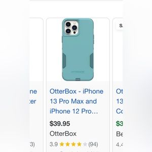 Otter Box Commuter IPhone 13 & 12 Pro Max Blue Case